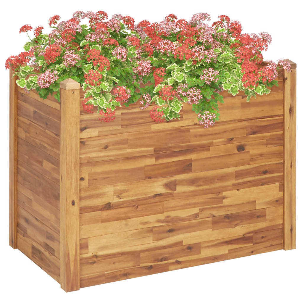 Garten-Hochbeet Massivholz Akazie