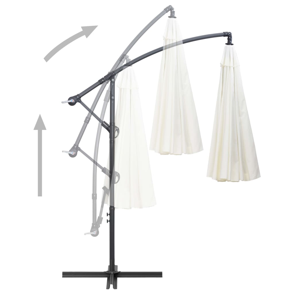 Ampelschirm 3 M Aluminium-Mast