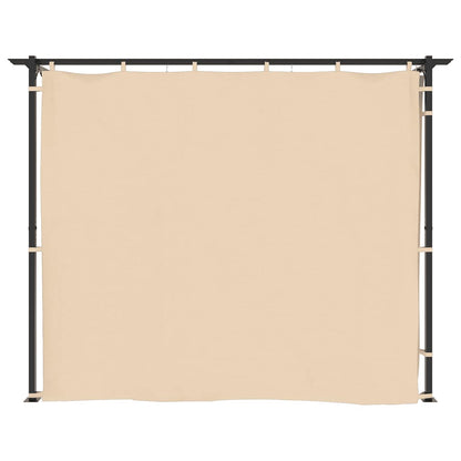 Pavillon Mit Vorhängen 3 X 6 M Stahl
