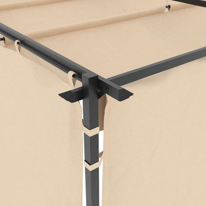 Pavillon Mit Vorhängen 3 X 6 M Stahl