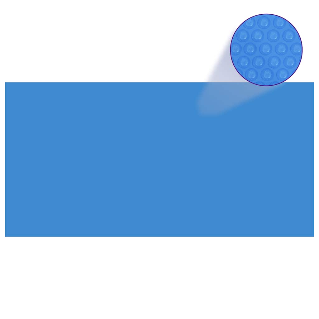 Poolabdeckung 488×244 Cm Pe Blau