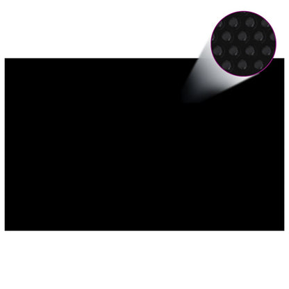 Poolabdeckung 260X160 Cm Pe Schwarz