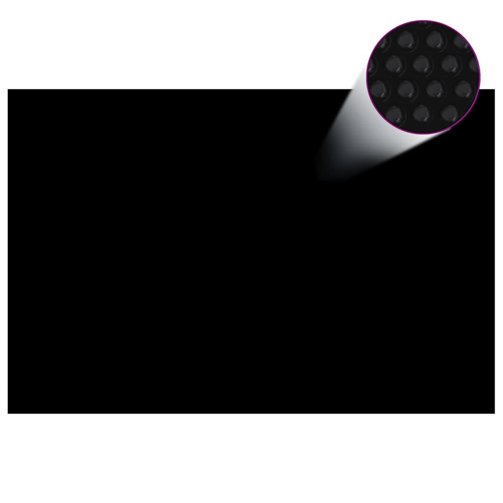 Poolabdeckung 300X200 Cm Pe Schwarz