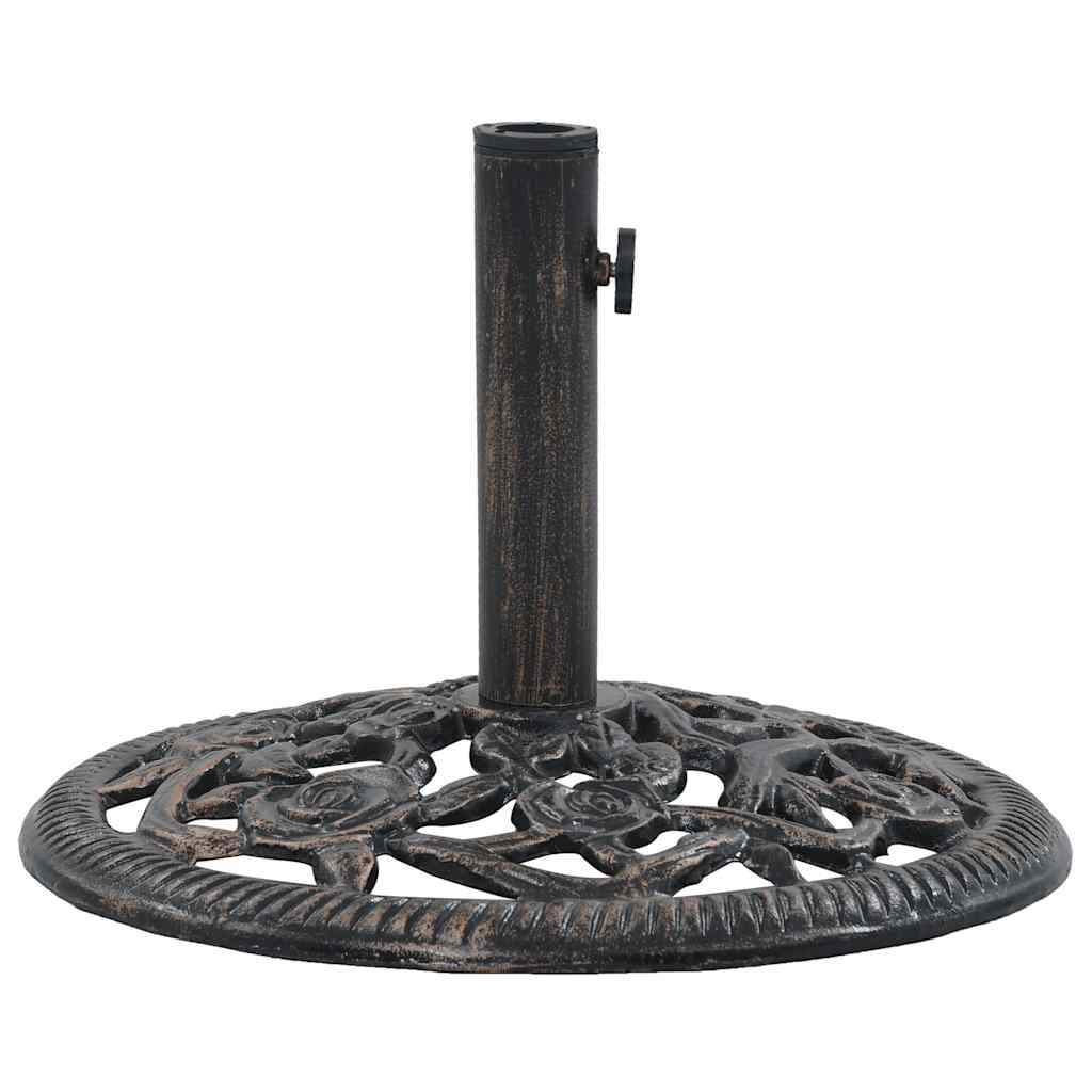 Sonnenschirmständer Bronze 12 Kg 48 Cm Gusseisen