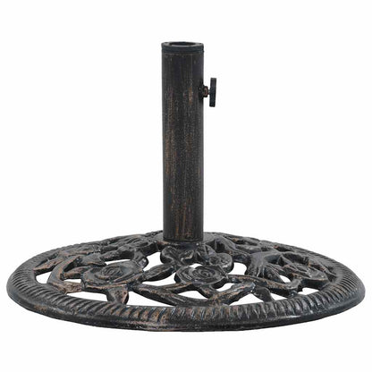 Sonnenschirmständer Bronze 12 Kg 48 Cm Gusseisen