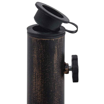 Sonnenschirmständer Bronze 12 Kg 48 Cm Gusseisen