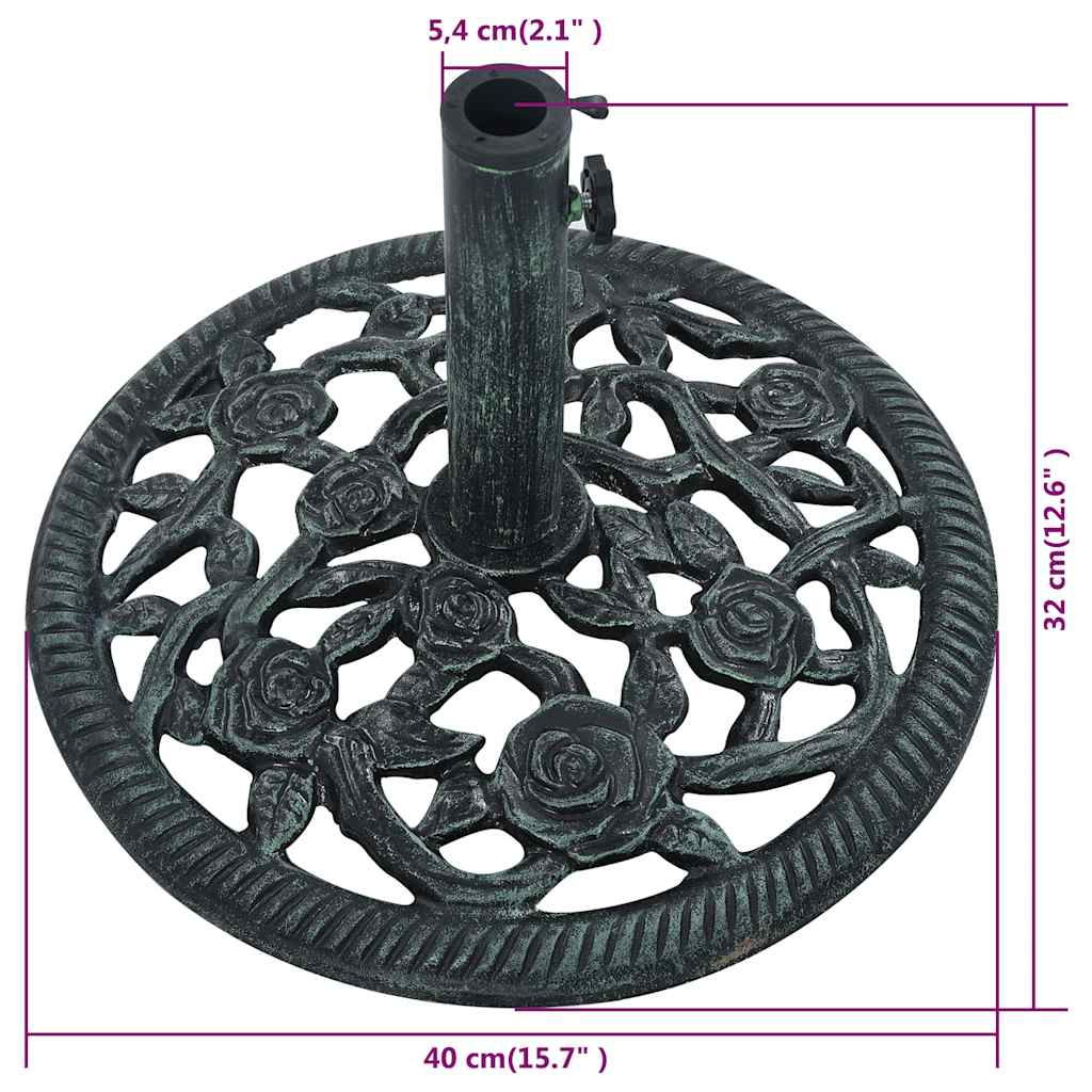 Sonnenschirmständer 9 Kg 40 Cm Gusseisen
