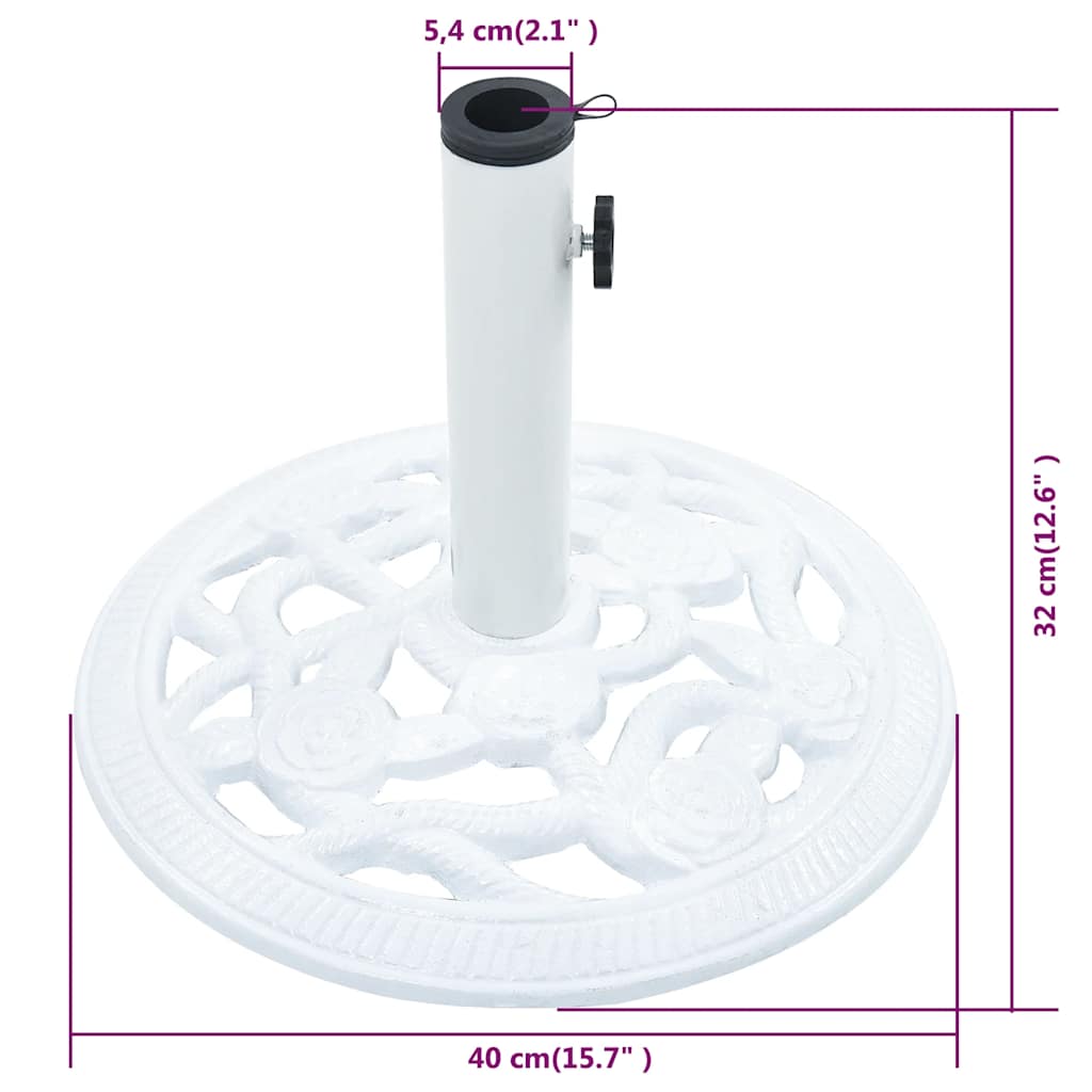 Sonnenschirmständer 9 Kg 40 Cm Gusseisen