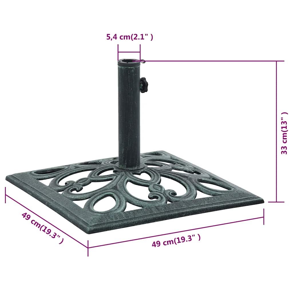 Sonnenschirmständer 12 Kg 49 Cm Gusseisen