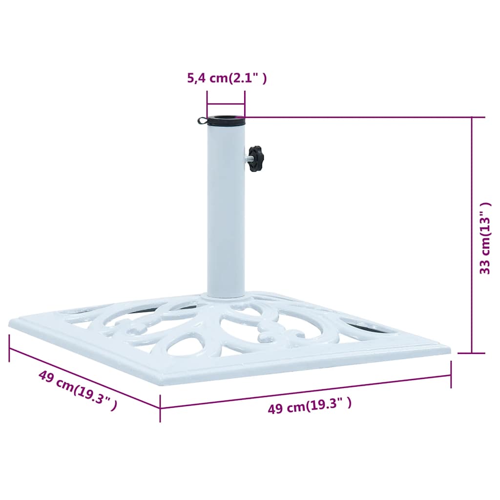 Sonnenschirmständer 12 Kg 49 Cm Gusseisen