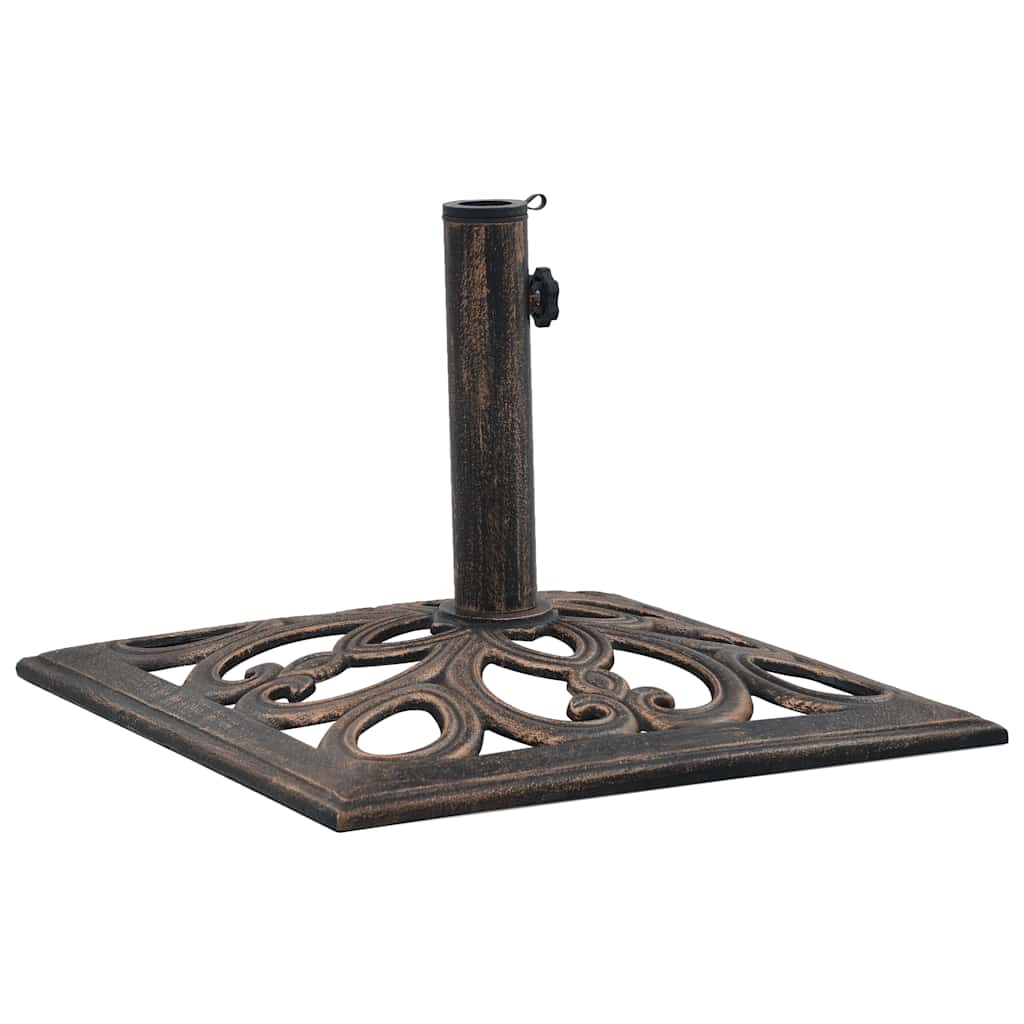 Sonnenschirmständer Bronze 12 Kg 49 Cm Gusseisen