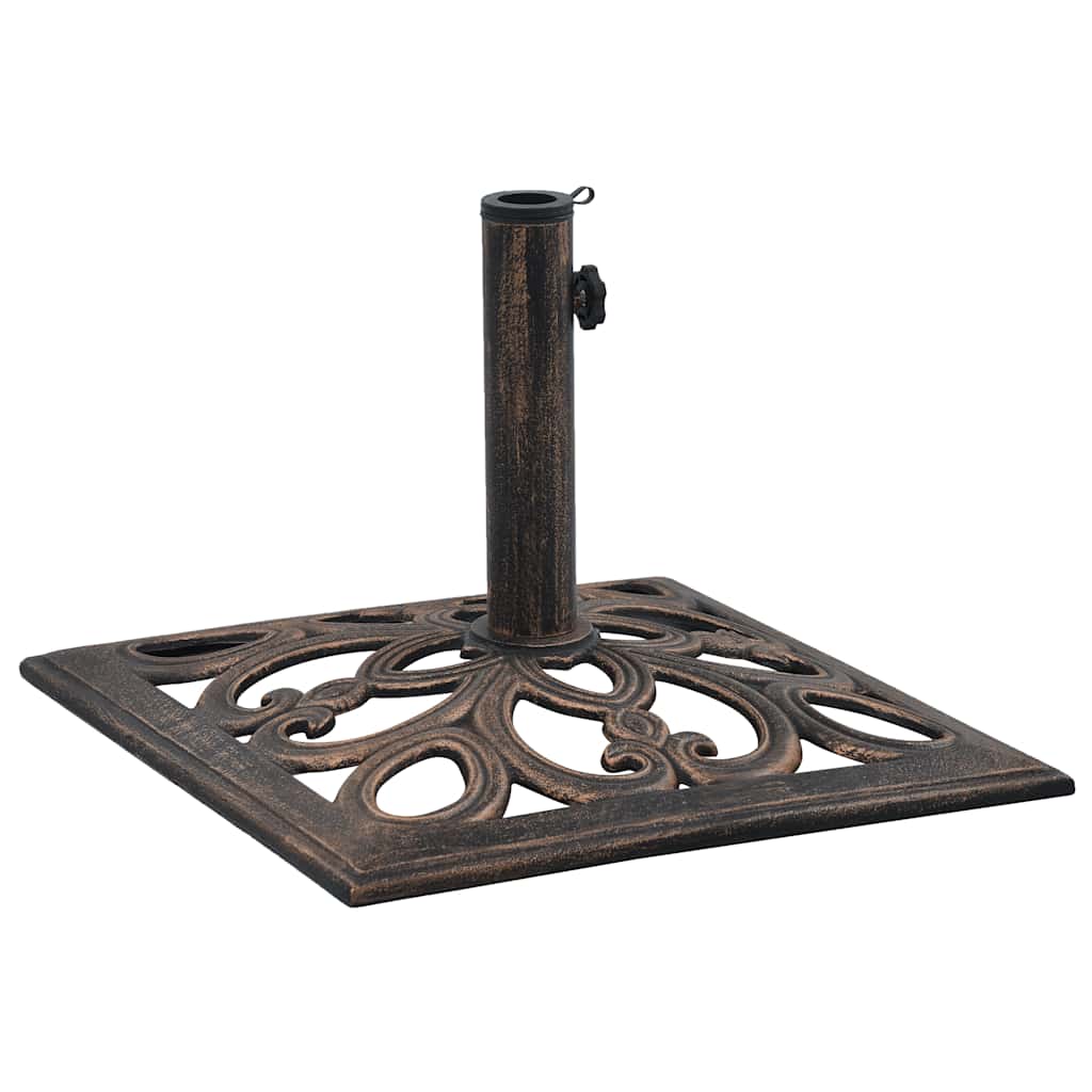 Sonnenschirmständer Bronze 12 Kg 49 Cm Gusseisen