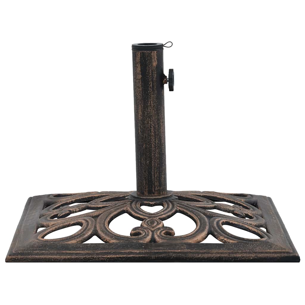Sonnenschirmständer Bronze 12 Kg 49 Cm Gusseisen