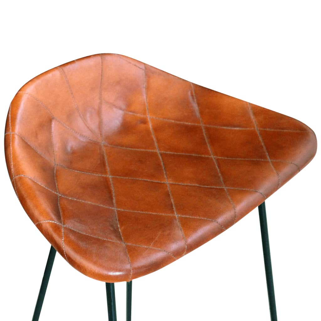 5-Tlg. Bar-Set Recyceltes Massivholz Und Echtleder