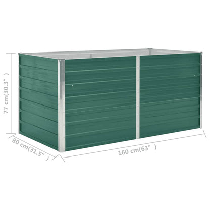 Hochbeet 160 X 80 X 77 Cm Verzinkter Stahl