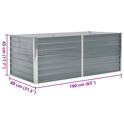 Hochbeet 160 X 80 X 45 Cm Verzinkter Stahl