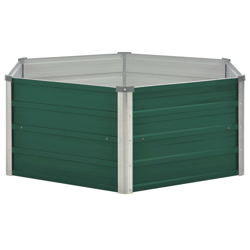 Hochbeet 129X129X45 Cm Verzinkter Stahl