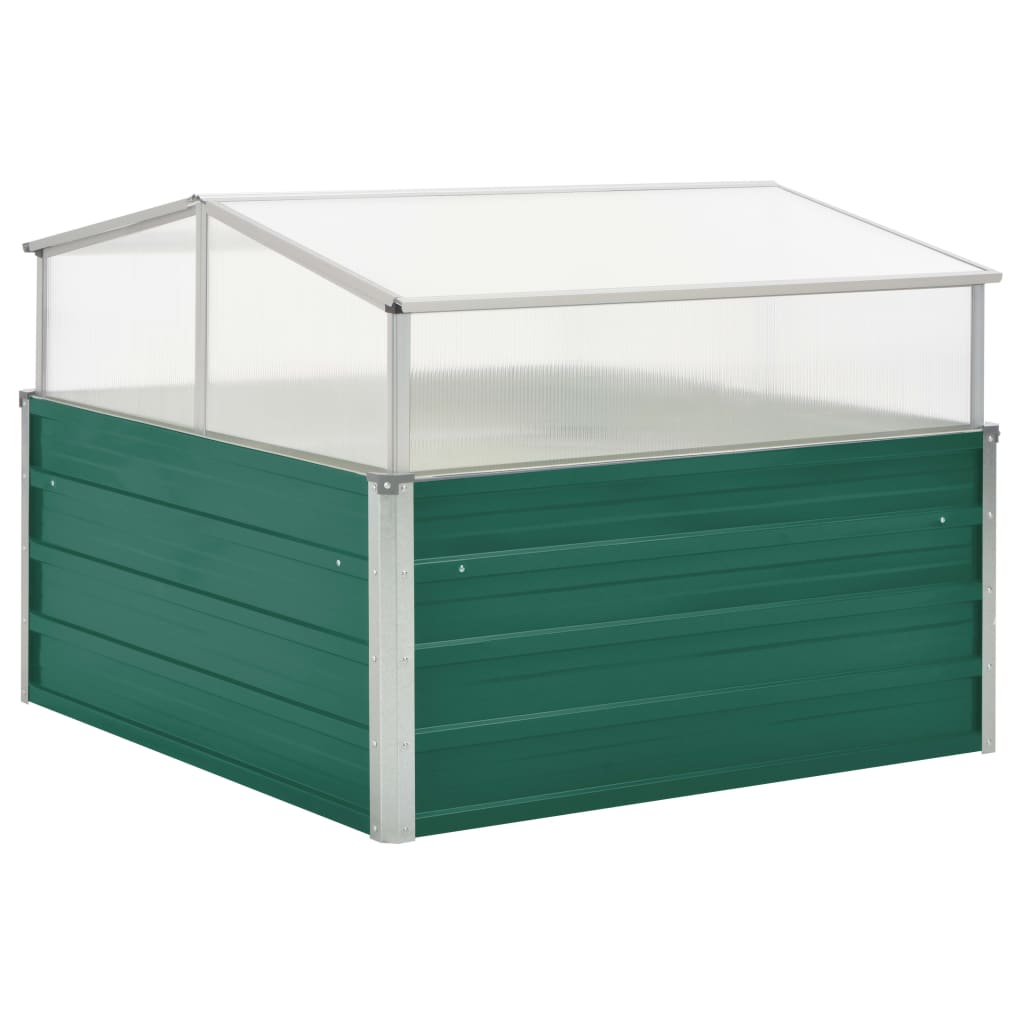 Gewächshaus 100X100X77 Cm Verzinkter Stahl