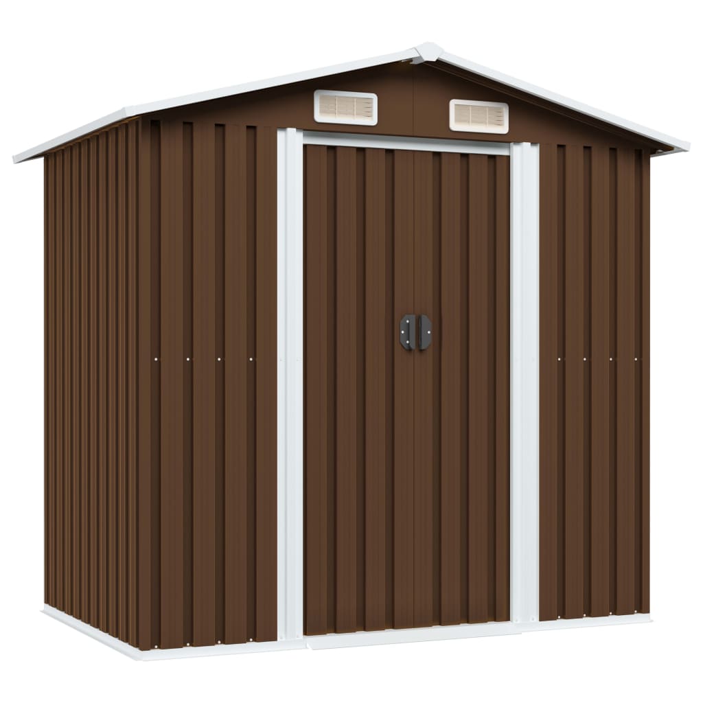 Gartenschuppen Stahl 204 X 132 X 186 Cm