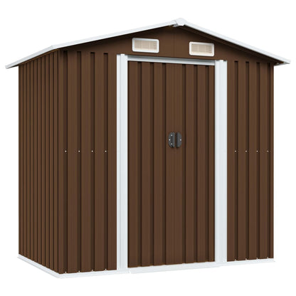 Gartenschuppen Stahl 204 X 132 X 186 Cm