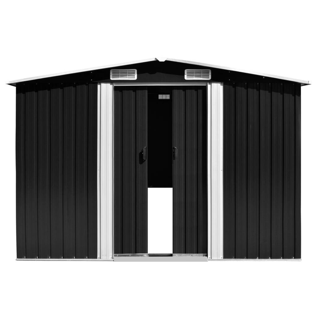 Gerätehaus 257X779X181 Cm Verzinkter Stahl