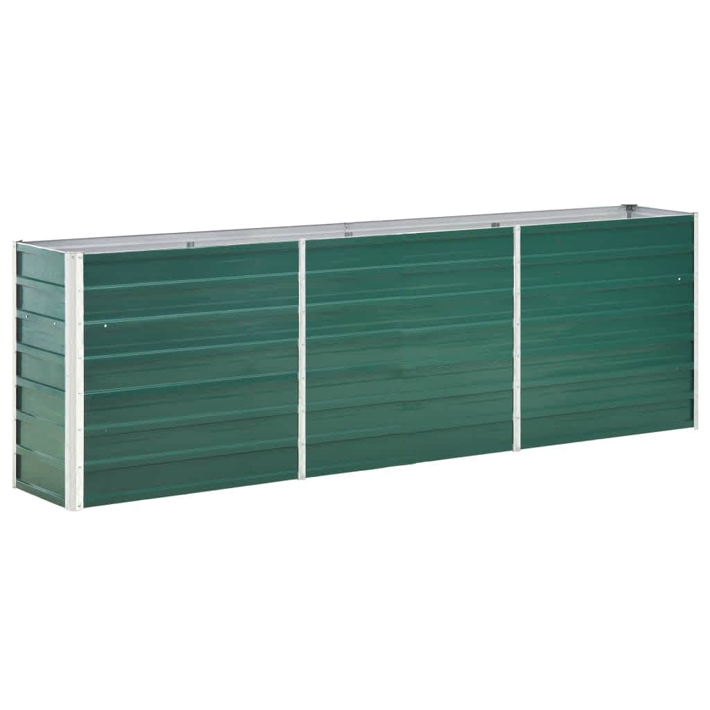Garten-Hochbeet Verzinkter Stahl 240×40×77 Cm