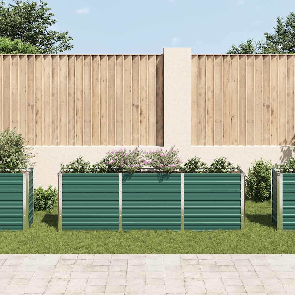 Garten-Hochbeet Verzinkter Stahl 240×40×77 Cm