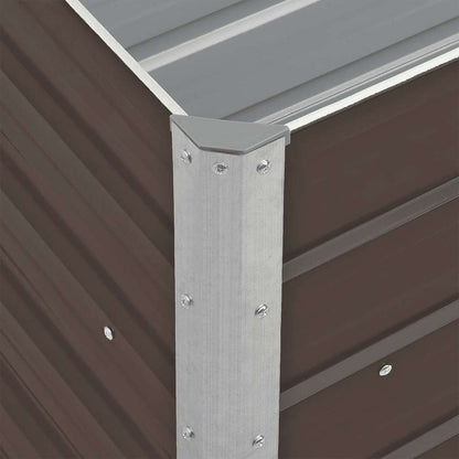 Garten-Hochbeet Verzinkter Stahl 240×40×77 Cm