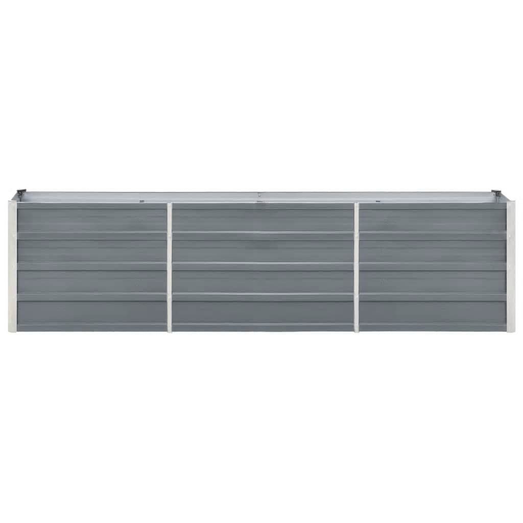 Garten-Hochbeet Verzinkter Stahl 240×40×45 Cm