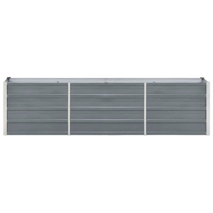 Garten-Hochbeet Verzinkter Stahl 240×40×45 Cm