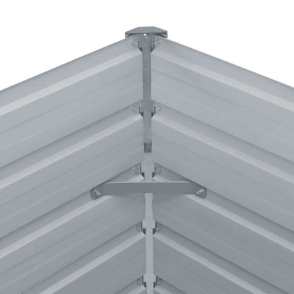 Garten-Hochbeet Verzinkter Stahl 240×40×45 Cm