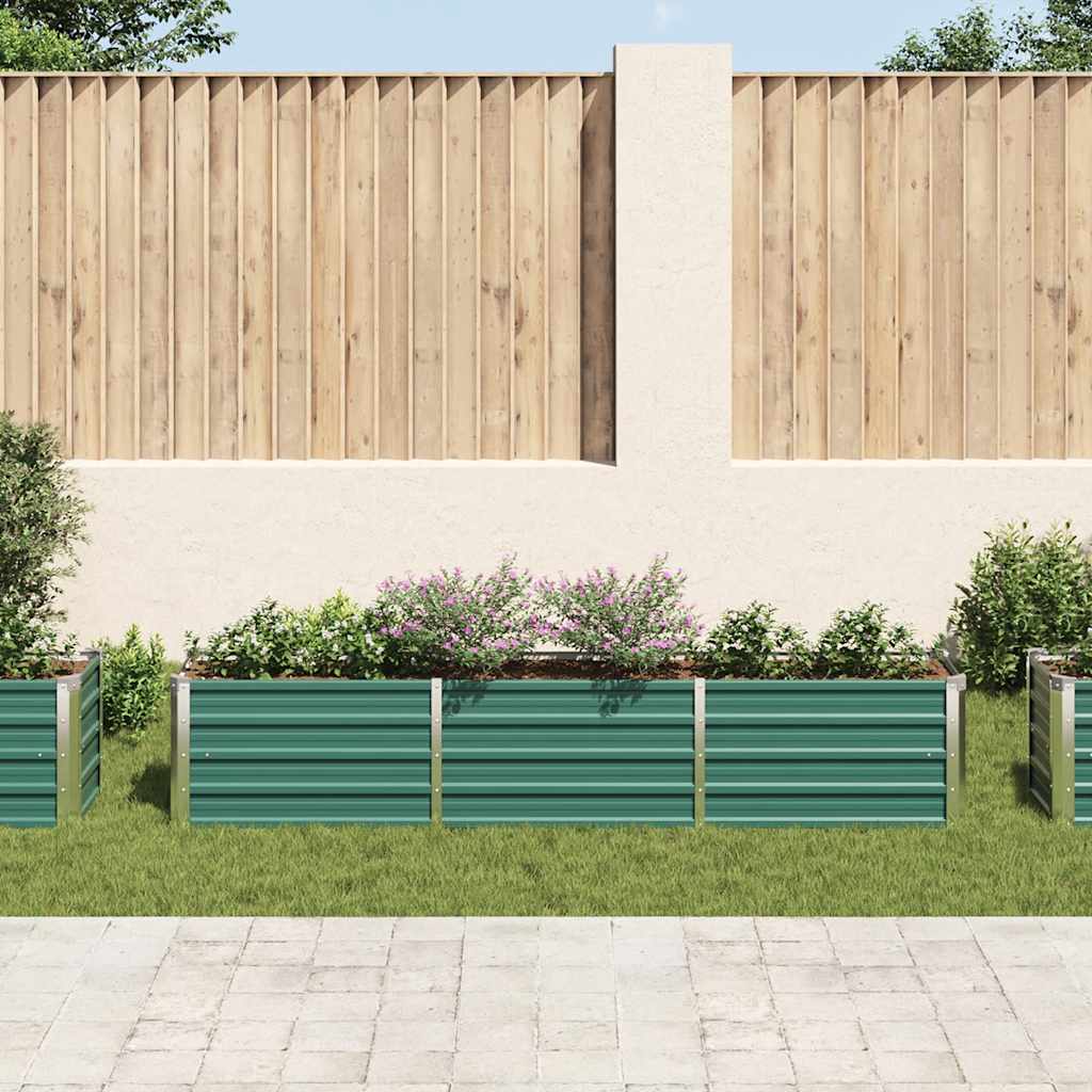Garten-Hochbeet Verzinkter Stahl 240×40×45 Cm