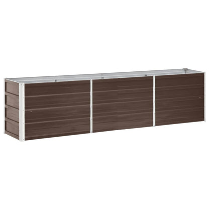 Garten-Hochbeet Verzinkter Stahl 240×40×45 Cm