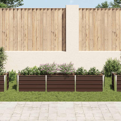Garten-Hochbeet Verzinkter Stahl 240×40×45 Cm