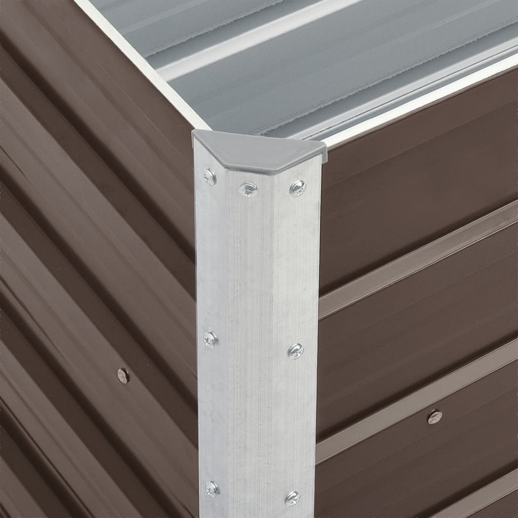 Garten-Hochbeet Verzinkter Stahl 240×40×45 Cm