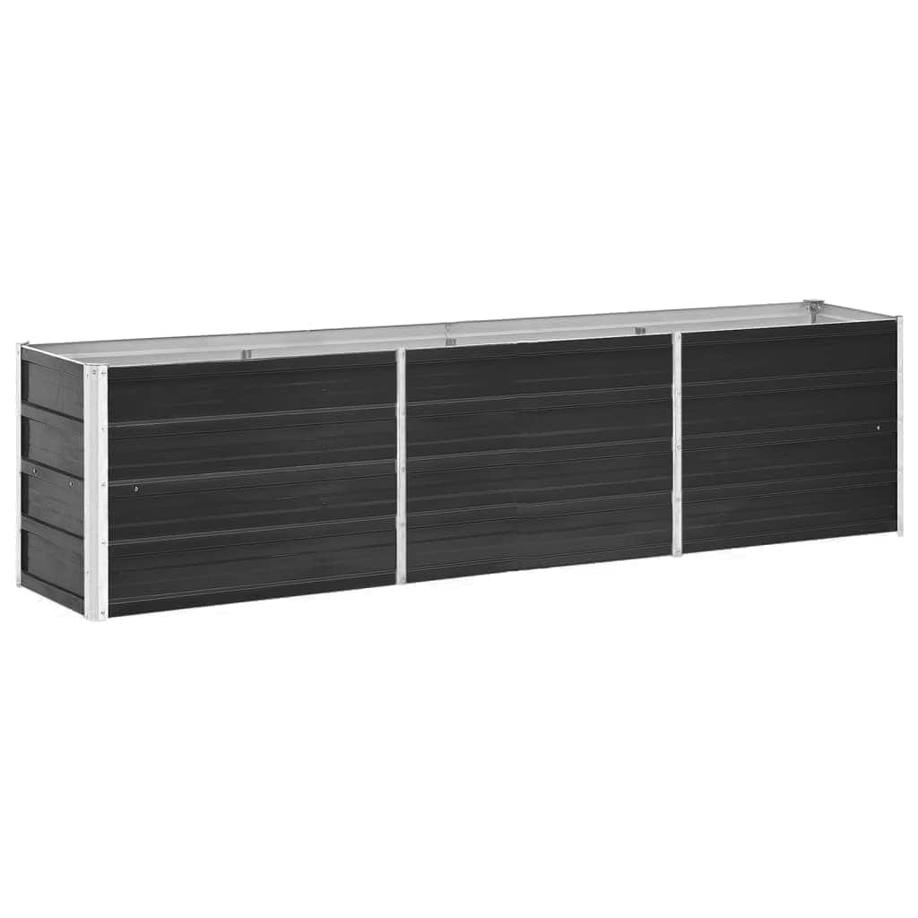Garten-Hochbeet Verzinkter Stahl 240×40×45 Cm