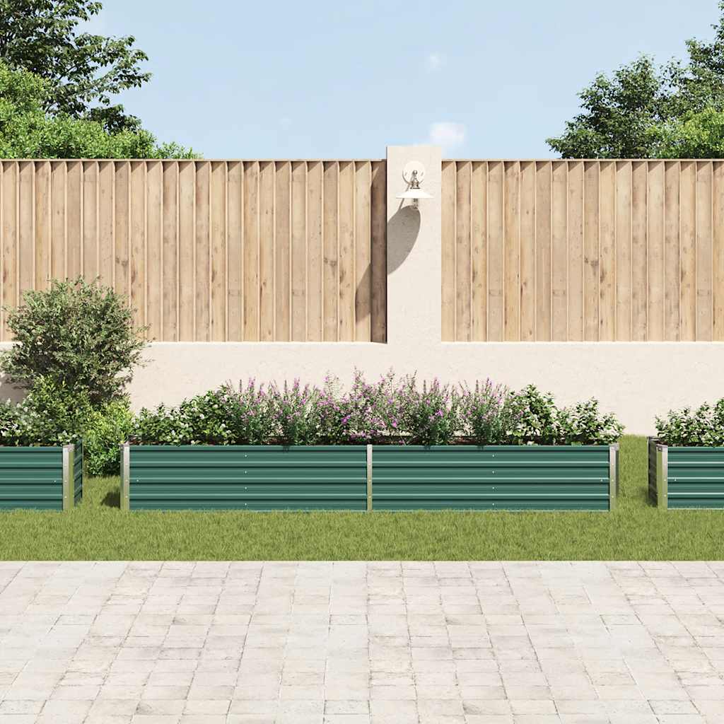 Garten-Hochbeet Verzinkter Stahl 320×40×45 Cm