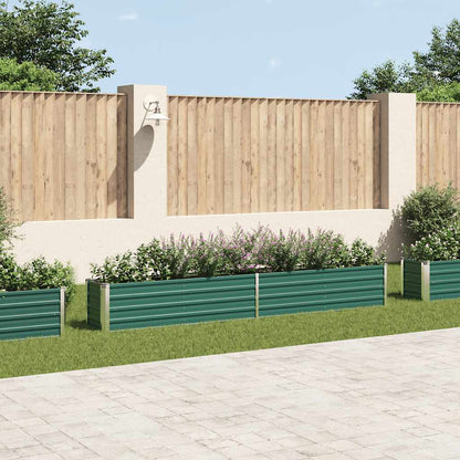 Garten-Hochbeet Verzinkter Stahl 320×40×45 Cm