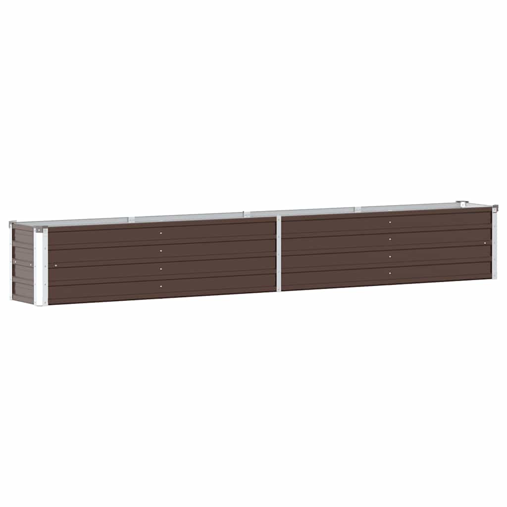 Garten-Hochbeet Verzinkter Stahl 320×40×45 Cm