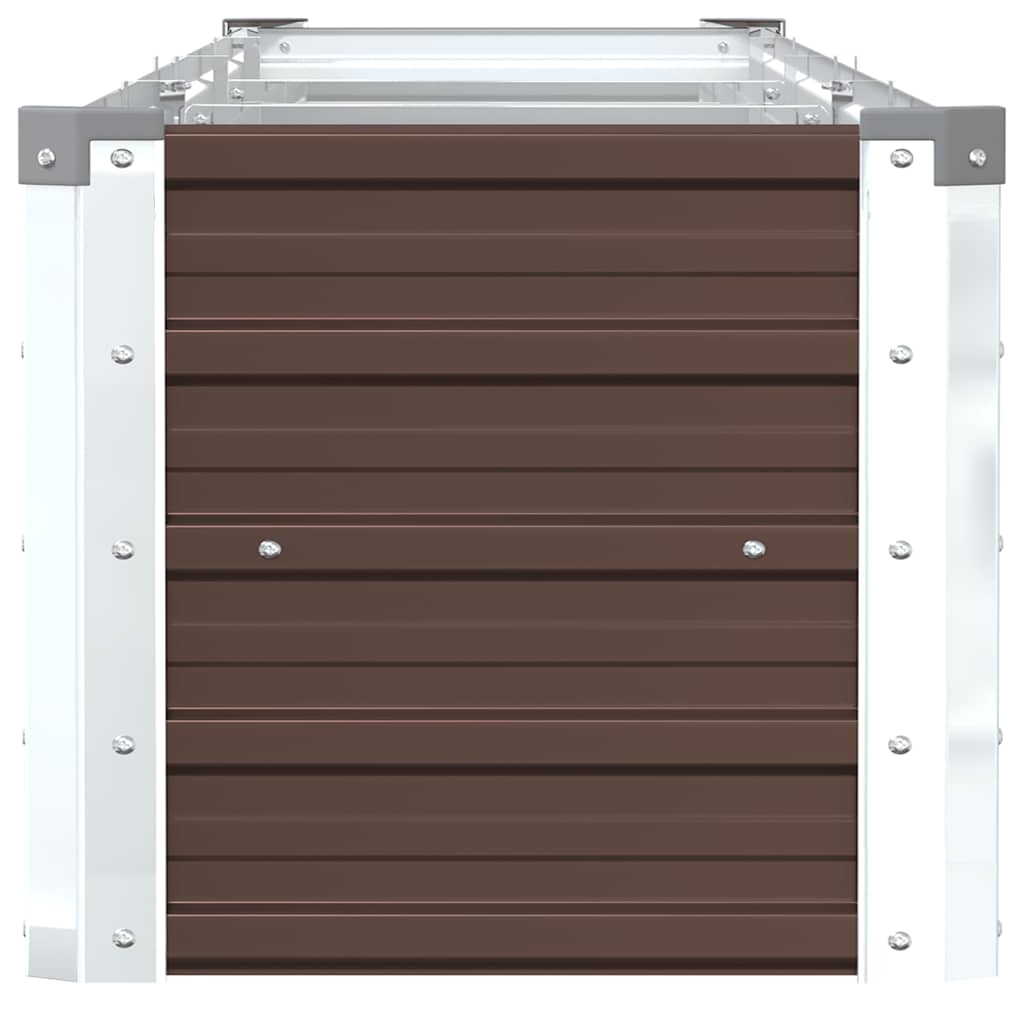Garten-Hochbeet Verzinkter Stahl 320×40×45 Cm