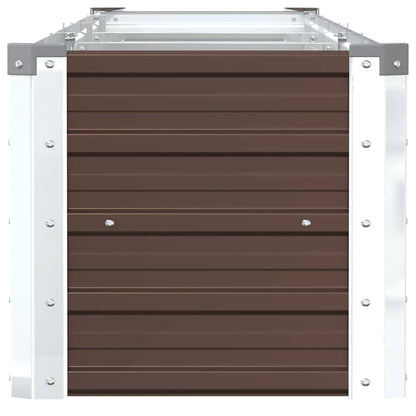 Garten-Hochbeet Verzinkter Stahl 320×40×45 Cm