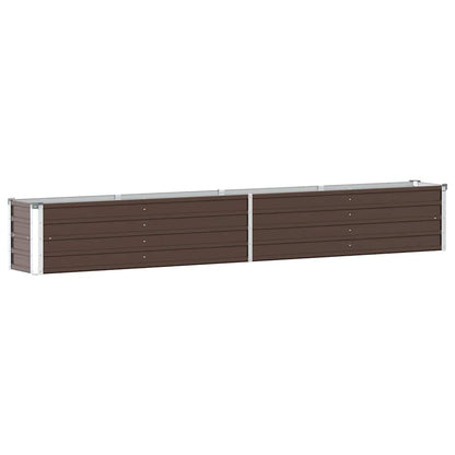 Garten-Hochbeet Verzinkter Stahl 320×40×45 Cm