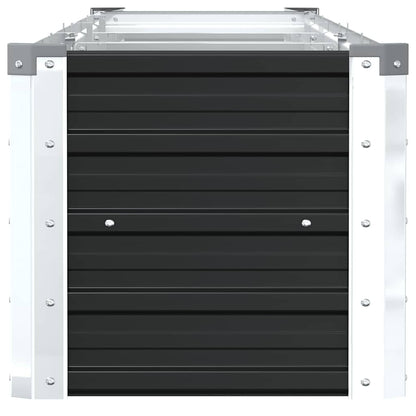 Garten-Hochbeet Verzinkter Stahl 320×40×45 Cm