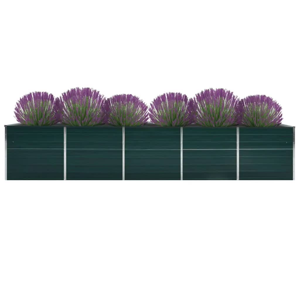 Garten-Hochbeet Verzinkter Stahl 400X80X45 Cm
