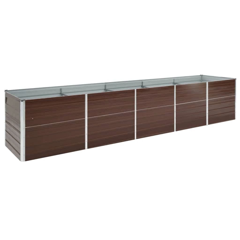 Garten-Hochbeet Verzinkter Stahl 400X80X45 Cm