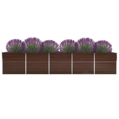 Garten-Hochbeet Verzinkter Stahl 400X80X45 Cm