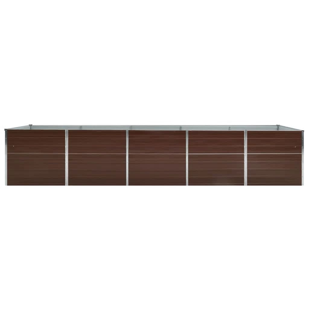 Garten-Hochbeet Verzinkter Stahl 400X80X45 Cm