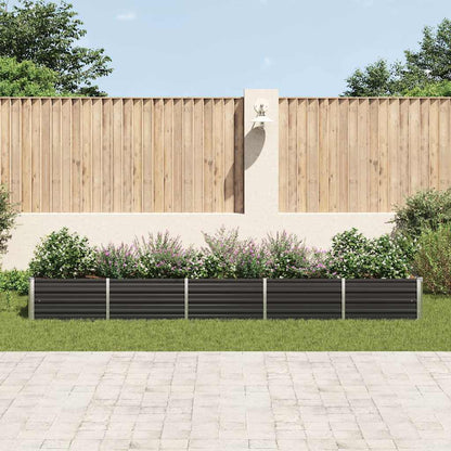 Garten-Hochbeet Verzinkter Stahl 400X80X45 Cm