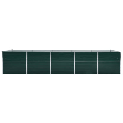 Garten-Hochbeet Verzinkter Stahl 400×80×77 Cm