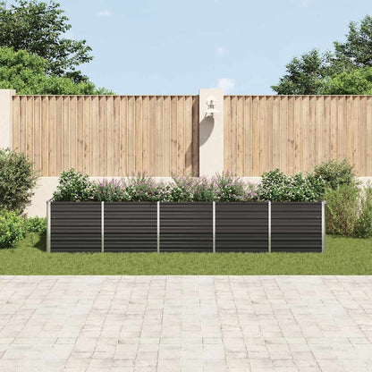 Garten-Hochbeet Verzinkter Stahl 400X80X77 Cm
